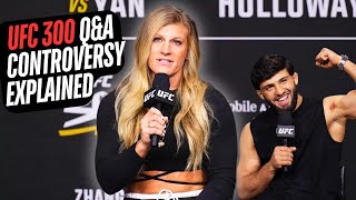 Alex Pereira Arman Tsarukyan and Kayla Harrison  UFC QampA Controversy [upl. by Yeleek]