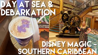 Day at Sea amp Debarkation  Disney Magic Southern Caribbean Cruise  Day 7 [upl. by Esila]