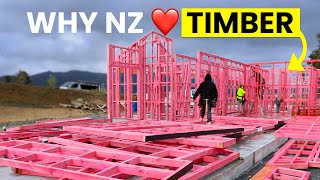 New Zealand is OBSESSED with Timber Framing [upl. by Nylasor995]