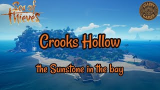 Sunstone In The Bay  Crooks Hollow  Sea Of Thieves Riddle Solution [upl. by Ahsirtak40]