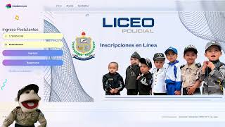 Inscripciones en línea de Liceo Policial [upl. by Skvorak769]