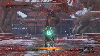 Sekiro Stealth deathblow Corrupted Monk AGAIN [upl. by Arianne472]