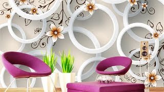 Best 3D Wallpaper For Your Wall  Beautiful 3D wallpaper decorating [upl. by Jameson603]