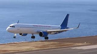 A321NEO JET2 LANDING at Madeira Airport [upl. by Demeter]