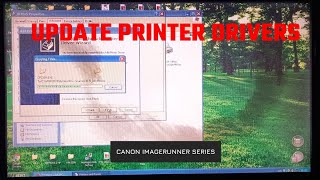 Update Printer Drivers  Canon imageRUNNER Series [upl. by Hahsi150]