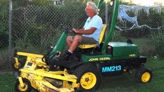 John Deere F935 Mower 72quot Deck [upl. by Osnofledi]