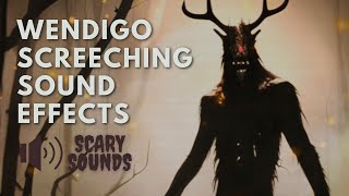 Scary Wendigo Creature Screeching Horror Sound Effects  Until Dawn Inspired  Free To Use [upl. by Dean588]