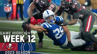 Tampa Bay Buccaneers vs Indianapolis Colts Game Highlights  NFL 2023 Week 12 [upl. by Aivilys]