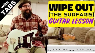 Wipe Out cover amp lesson  The Surfaris  How to Play [upl. by Aidyl]