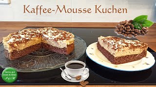 KaffeeMousse Kuchen🍰ohne Mehl amp Zucker [upl. by Nussbaum985]