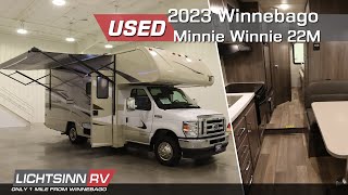 Used 2023 Winnebago Minnie Winnie 22M  Class C Gas Motorhome  LichtsinnRVcom [upl. by Hyatt]