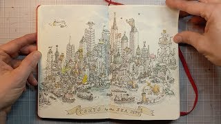 Moleskine sketchbook 36 [upl. by Waverley]