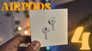 AIRPODS 4 Unboxing ASMR [upl. by Holman]