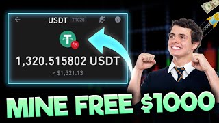 800 FREE USDT ● Withdraw Anytime ● Free USDT Mining Site 2024 no investment Educational [upl. by Agn]