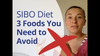 SIBO Diet  3 Trigger Foods that STOP You from Healing SIBO [upl. by Nauqyt]