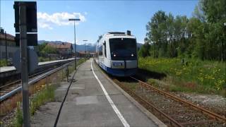 Bahnhof LENGGRIES  BOB  19052014 [upl. by Tolman]