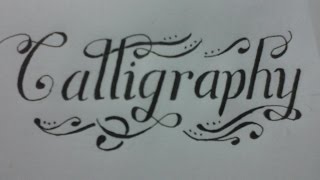 calligraphy with normal pen  calligraphy handwriting [upl. by Ignatz187]