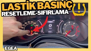 FIAT EGEA LASTİK BASINÇ UYARISINI SİLME [upl. by Eilojne]