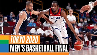 France 🇫🇷 vs USA 🇺🇸  Mens Basketball Gold Medal Match  Tokyo Replays [upl. by Hcahsem]