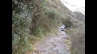 Inca Trail Marathon Video footage of running in the 2012 Inaugural 262 mile Race [upl. by Navad744]