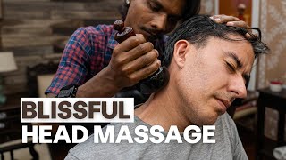 💈SATISFYING Head and Neck ASMR Indian Massage from Master Cracker [upl. by Vikky]