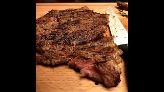 How to Make Herb Crusted Butter Basted Salt and Pepper Choice Ribeye Steak [upl. by Mahon]