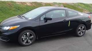 2014 HONDA CIVIC EX COUPE demo walk around [upl. by Amiel]