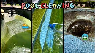 Satisfying Pool Cleaning TikTok Compilation ✨ 10  Vlogs from TikTok [upl. by Noeled]