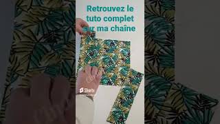 Tuto DIY facile  Coudre un protège livret de famille rapide et facile [upl. by Kiran]