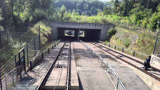 Standseilbahn der CFL zum KirchbergPlateau in Luxemburg [upl. by Adel434]