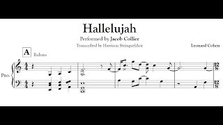 Hallelujah  Jacob Collier transcription [upl. by Prochoras]