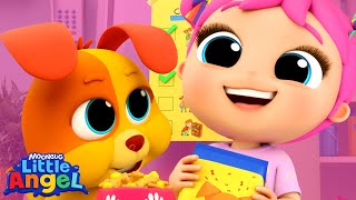 Jills Feeds The Hungry Puppy 🐶  Jills Playtime  Little Angel Kids Songs amp Nursery Rhymes [upl. by Hubble]