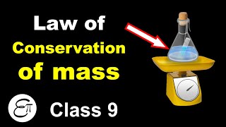 Law of Conservation of Mass  Atoms and Molecules  2  in Hindi for Class 9 Science NCERT [upl. by Dowski]