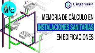 MEMORIA DE CALCULO EN INSTALACIONES SANITARIAS EN EDIFICACIONES Clase 24 [upl. by Warfourd]