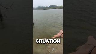 CARP FISHING GOES WRONG 😂 fishing entertainment fish funny foryou fishin carp [upl. by Irahcaz]