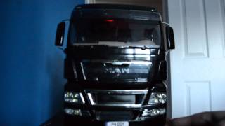 tamiya MAN TGX and tamiya reefer lights and sounds test [upl. by Aible24]