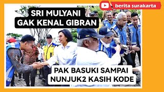 Momen Kocak Sri Mulyani Udah Salaman Tapi Gak Tau Kalau itu Gibran  Pak Basuki Sampai Nunjuk2 [upl. by Gonnella]