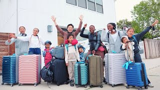 Surviving 14 HRS on KOREA’S Longest Flight with 8 KIDS [upl. by Ezeerb]