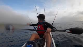 Kayak fishing for Dorado in Cape Vidal  you win some and you loose some FAVOURITE PLACE [upl. by Nylarahs92]