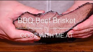 BBQ Beef Brisket  Smoked on the Big Green Egg MiniMax  COOK WITH MEAT [upl. by Oalsinatse658]