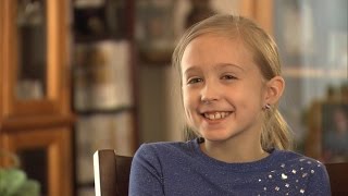 8YearOld Girl is Breast Cancer Free After Having Double Mastectomy [upl. by Lekym]