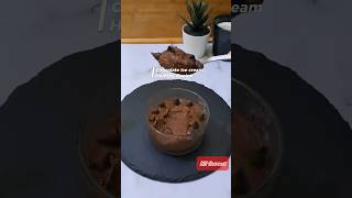 Easy Chocolate Ice Cream Recipe  Eggless No Sugar No Condensed Milk short shortvideo [upl. by Monia]