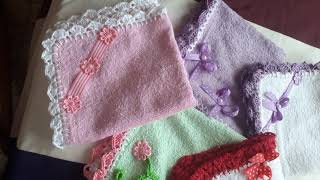 toallitas tejidas para bebe🥰🎀🙏🍀 [upl. by Ayyidas]