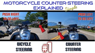 How to Counter Steer or Push Steer a motorcycle [upl. by Nelda]