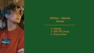 SHINee  Atlantis  Taemin Vocals [upl. by Ddot]