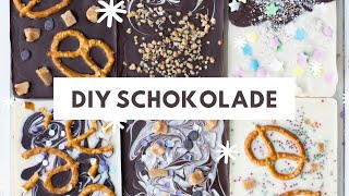 DIY Schokolade günstiges und einfaches Weihnachtsgeschenk 🍫 [upl. by Onitram553]