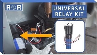 How to Install a Universal Relay 3 n 1 Compressor Starter Kit  Repair amp Replace [upl. by Renaud]