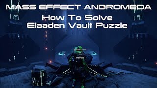 Elaaden Vault Decryption Puzzle Mass Effect Andromeda [upl. by Patrizia]