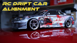 How to Adjust your RC DRIFT CAR ALIGNMENT  Yokomo YD2S Plus Setup  My Budget Build Revealed [upl. by Eugenio]