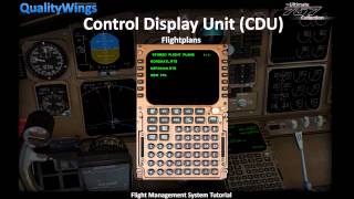 QualityWings Simulations B757 FMC Tutorial [upl. by Myrle830]